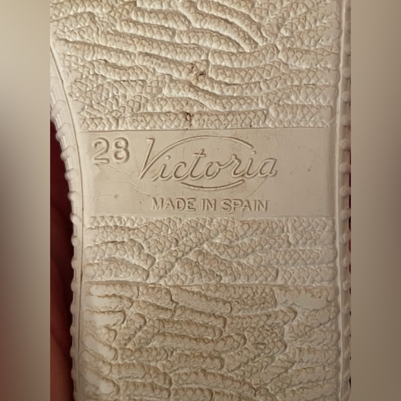 Unisex Victoria Made In Spain Toddler Sneakers In White, Sz 28 EU (Sz 11 US) - Picture 8 of 8